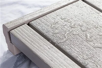 Waterdichte, afsluitbare PVC-terrasplanken