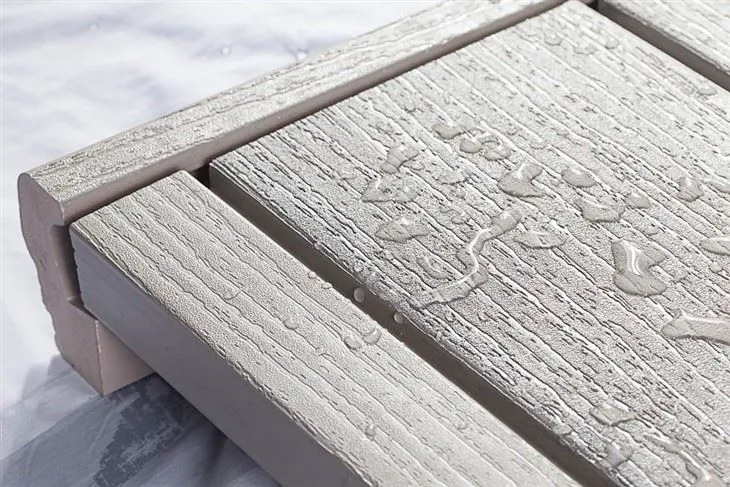 Waterdichte, afsluitbare PVC-terrasplanken